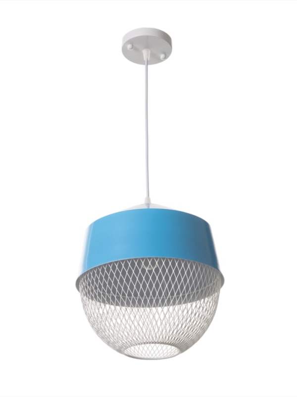 Светильник Lea 1х40Вт Е27 синий 26х26х32см