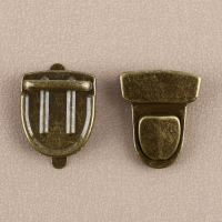 Набор для создания сумки, 4 предмета, кольцо-карабин - 2 шт, цепочка, застёжка, цвет бронзовый Набор для создания сумки, 4 предмета, кольцо-карабин - 2 шт, цепочка, застёжка, цвет бронзовый