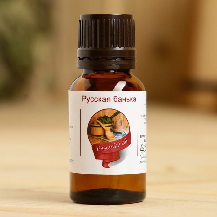 Эфирное масло &laquo;Русская банька&raquo;, флакон-капельница, аннотация, 15 мл