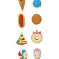 Набор фигурных ластиков &laquo;Вкусняшки&raquo;, 8 штук, МИКС