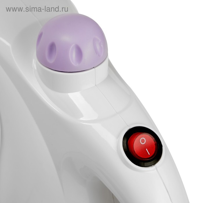 Отпариватель Centek CT-2380, ручной, 800 Вт, 330 мл, 15 г/мин, шнур 2 м, бело-фиолетовый Отпариватель Centek CT-2380, ручной, 800 Вт, 330 мл, 15 г/мин, шнур 2 м, бело-фиолетовый