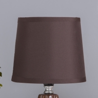 Лампа настольная &laquo;Уго&raquo; 1&times;40 Вт Е14 коричневый 14.5&times;14.5&times;24 см