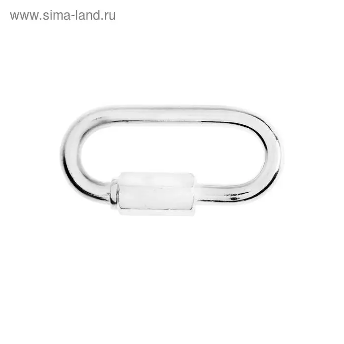 Карабин винтовой ТУНДРА krep, М5, оцинкованный, 1 шт.