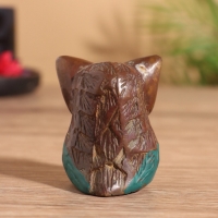 Сувенир бронза "Совёнок" 4х5х4 см