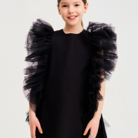 Платье нарядное детское MINAKU: PartyDress цвет чёрный, рост 110 Платье нарядное детское MINAKU: PartyDress цвет чёрный, рост 110