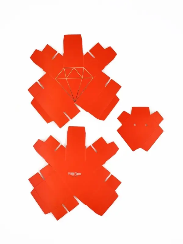 Коробка подарочная под бижутерию &laquo;Красная, тиснение&raquo;, 10 х 9 х 3.5 см