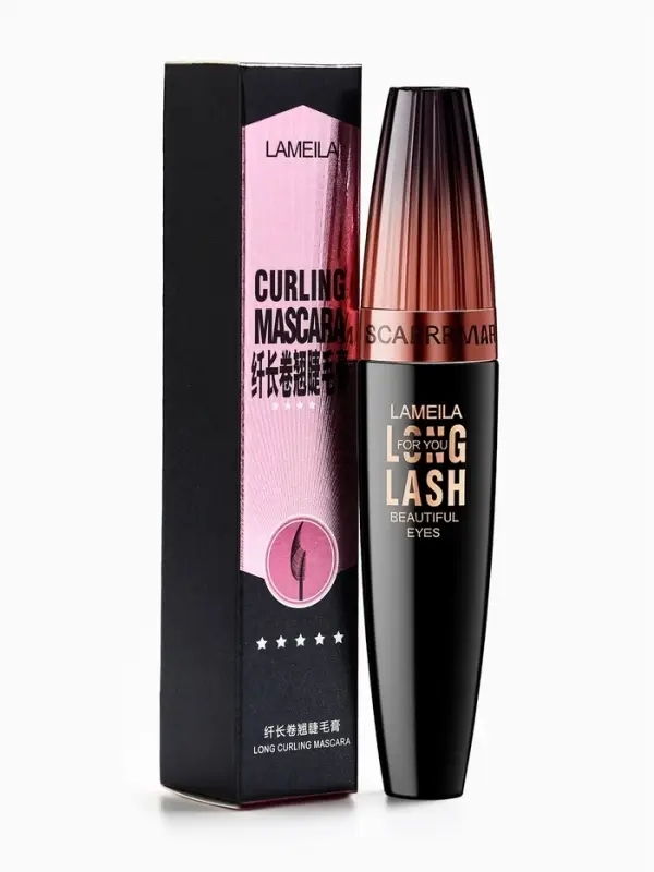 Тушь для ресниц с щеткой из натурального ворса, черная, 9мл   9282018