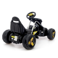 Веломобиль GO KART, цвет чёрный