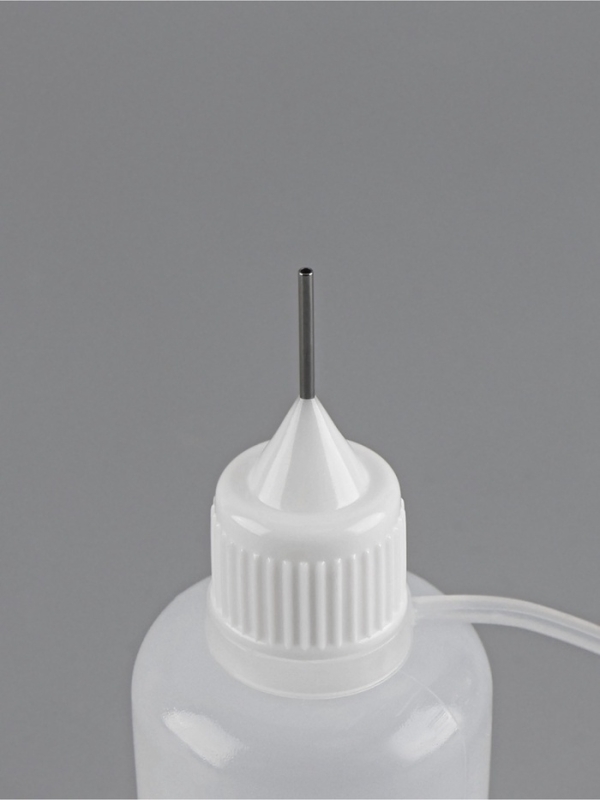 Бутылочки для нанесения клея d3*9,2см 30мл с иглой (наб 3шт цена за наб) прозрачный АУ