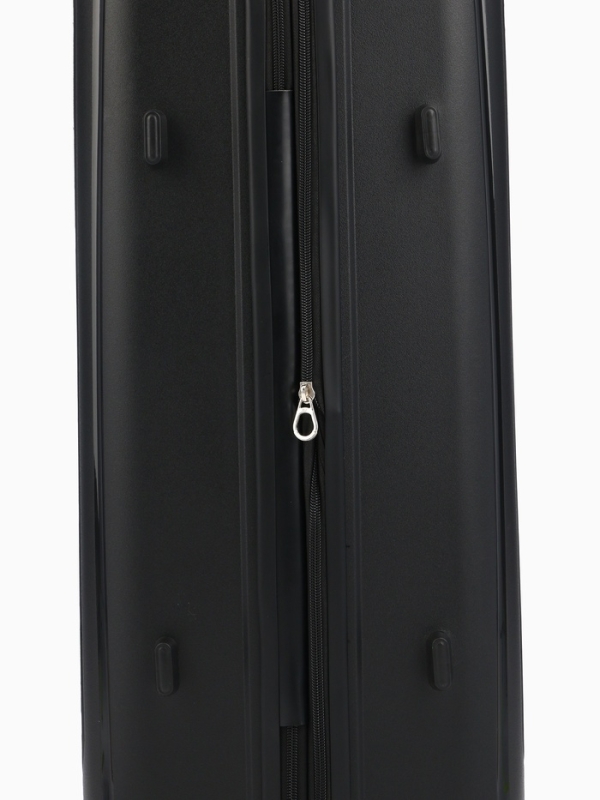 Чемодан 28", PP, 49*30*76, отд на молнии, код замок, 4 колеса, черный