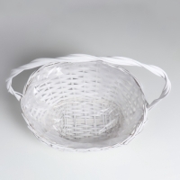 Набор корзин овальные 3шт,  46х31.5 см,Н 12/21 см, Н с ручкой 50 см, дно 30х18 см.39х26х10Hх17Hх46H