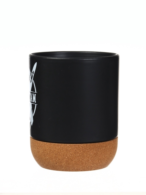 Кружка керамическая с пробковым дном Дорого внимание &laquo;Всегда есть место подвигам&raquo;, 400 мл