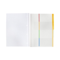 Тетрадь А4 120л кл на спирали "Тот самый кот", S-touch,многоур перф,3цв разд,офс 60-65г/м&sup2;