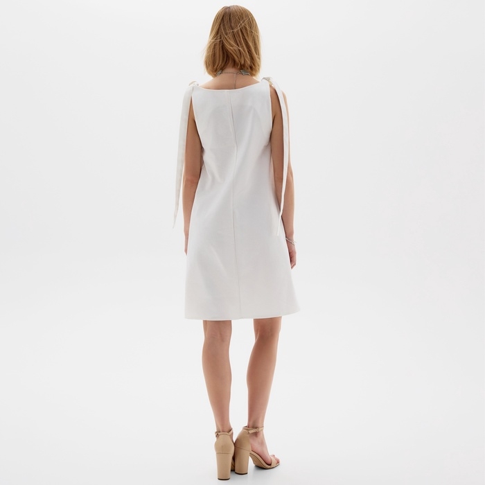 Платье женское MINAKU: Jeans Collection цвет молочный, размер 46 Платье женское MINAKU: Jeans Collection цвет молочный, размер 46