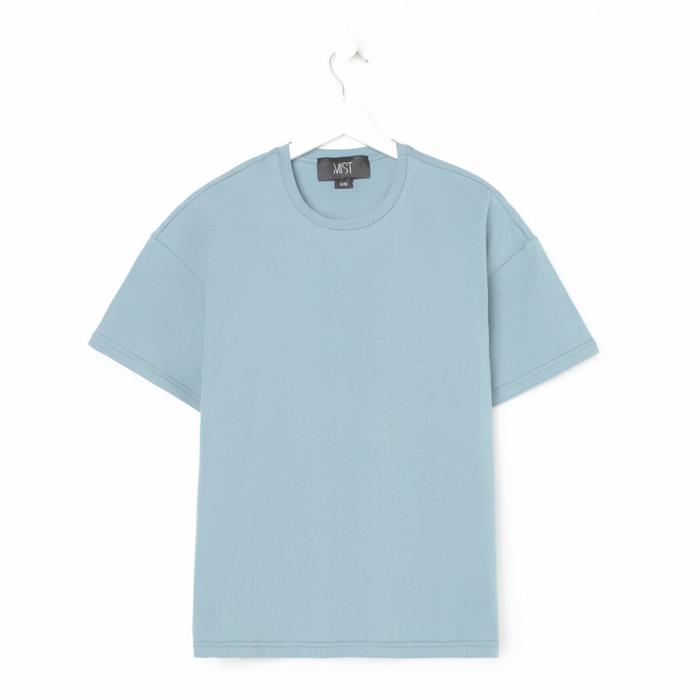 Футболка женская MIST basic, S-M, серо-голубой Футболка женская MIST basic, S-M, серо-голубой