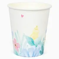 Стакан одноразовый бумажный &laquo;Весенние цветы&raquo;, 250 мл