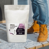 Реагент противогололёдный MkS (мраморная крошка и реагент), 10 кг, работает при &mdash;30 &deg;C, в пакете, Greengo