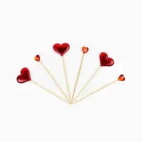 Шпажки "Сердечки" (набор 6 шт)