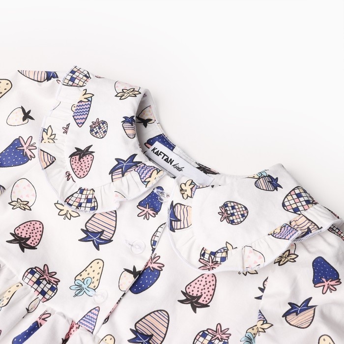 Платье детское с воротником KAFTAN &laquo;Ягоды&raquo;, размер 30 (98-104 см)