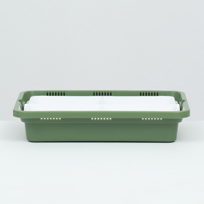 Лоток для проращивания травы кошкам 26,5 х 17,5 х 5 см