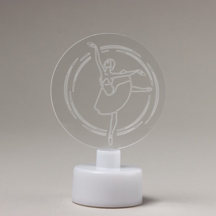 Мини - светильник новогодний на Новый Год &laquo;Новогодняя коллекция:Балерина&raquo;, на Новый год, диаметр 6 см, модель E-33