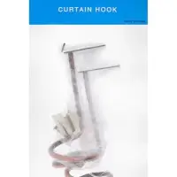 Крючок - держатель для штор на стену CAPPIO KS044, металлический, цвет медь, 2 шт