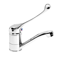 Смеситель для кухни ZEIN ZC2037, локтевой, картридж 35 мм, излив 15 см, без подводки, хром Смеситель для кухни ZEIN ZC2037, локтевой, картридж 35 мм, излив 15 см, без подводки, хром