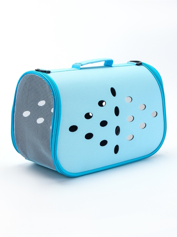 Складная сумка-переноска, материал EVA, 43 х 20 х 29 см, голубая