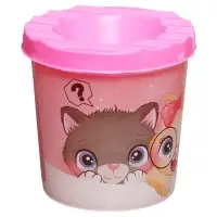 Стакан - непроливайка для рисования Calligrata, 210 мл с рисунком, МИКС