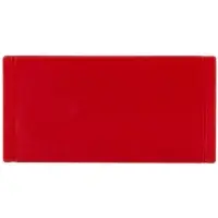 Лейбл из ПВХ Dzeta, S, красный