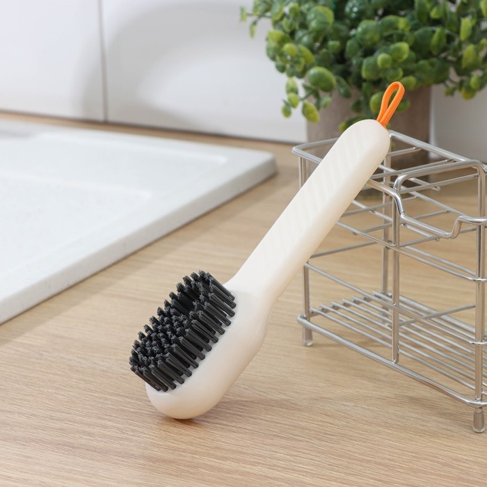 Щётка с дозатором Доляна, 17×4,5×4,5 см Щётка с дозатором Доляна, 17×4,5×4,5 см