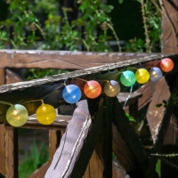 Садовая гирлянда на солнечной батарее «Клубки» Uniel, IP44, 1,8 м, теплый белый Садовая гирлянда на солнечной батарее «Клубки» Uniel, IP44, 1,8 м, теплый белый