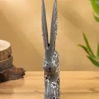 Сувенир "Заяц" дерево 10х3х24 см