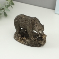 Фигура "Медведь хозяин тайги" 10х13см    бронза