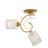 Люстра "Оливия" 2хЕ27 40т золото шампань 40х15х25 см BayerLux