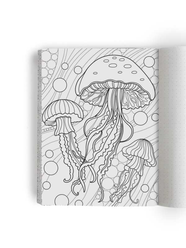 Ежедневник-смешбук раскраска антистресс  А5, 80 листов "Мечты"