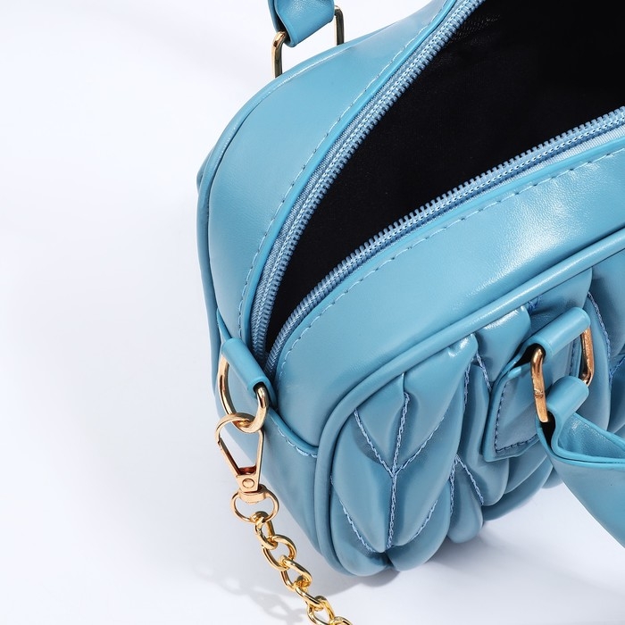 Сумка женская на молнии, цвет голубой Сумка женская на молнии, цвет голубой