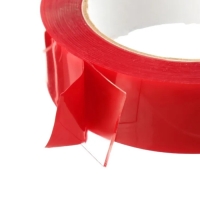 Клейкая лента TORSO, прозрачная, двусторонняя, акриловая, 20 мм &times; 5 м