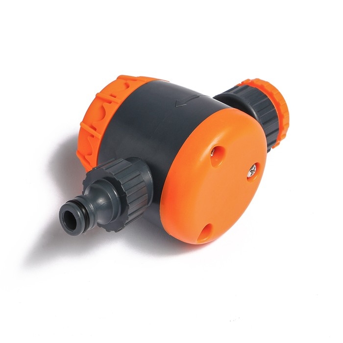 Таймер для полива, до 2-х часов, с набором переходников для подключения, пластик, Greengo Таймер для полива, до 2-х часов, с набором переходников для подключения, пластик, Greengo