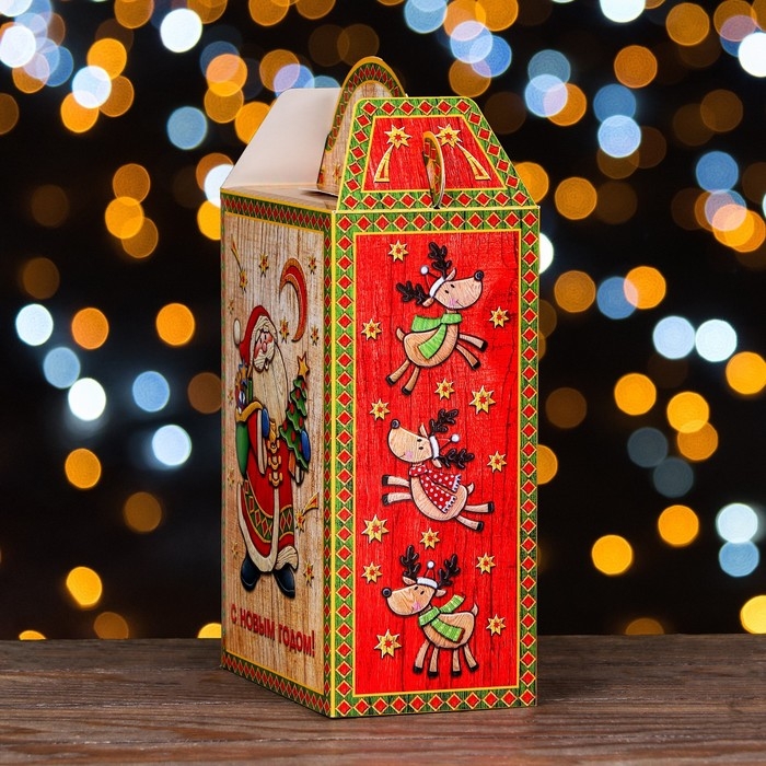 Подарочная коробка Подарочная коробка "Подарок", 16 х 10 х 23 см