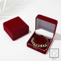 Футляр бархатный под браслет/часы «Классика», 9×9, цвет бордовый Футляр бархатный под браслет/часы «Классика», 9×9, цвет бордовый