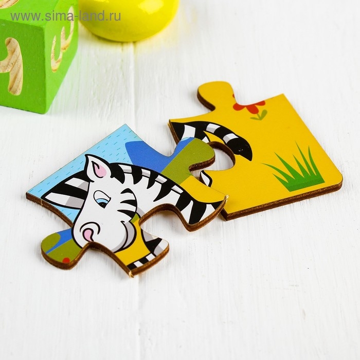 Пазл 6 элементов &laquo;Зебра&raquo;