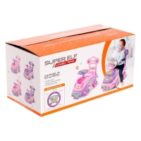 Толокар &laquo;Машинка для девочки&raquo;, с музыкой, цвет розовый