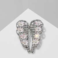 Брошь &laquo;Дыхание весны&raquo;, цветная в серебре