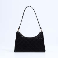 Сумка-багет на молнии, цвет чёрный Сумка-багет на молнии, цвет чёрный