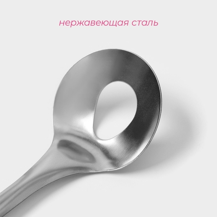 Форма для фрикаделек Доляна &laquo;Металлик&raquo;, 23&times;6,5 см, цвет серебристый