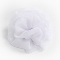 Выпускной. Бант для волос на резинке, белый, 13 см, Принцессы Выпускной. Бант для волос на резинке, белый, 13 см, Принцессы