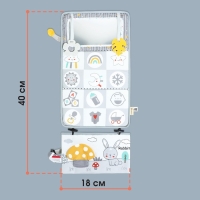 Развивающий складной коврик с книжкой - шуршалкой 3 в 1 &laquo;Зверята&raquo;, Крошка Я