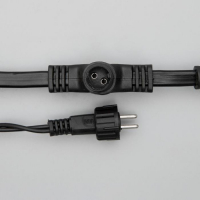 Гирлянда &laquo;Занавес&raquo; 2 &times; 6 м, IP65, УМС, тёмная нить, 1440 LED, свечение белое, 220 В