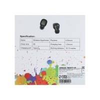 Наушники беспроводные Y6, TWS, вакуумные, BT 5.3, 30/200 мАч, Type-C, подвес, фиолетовые